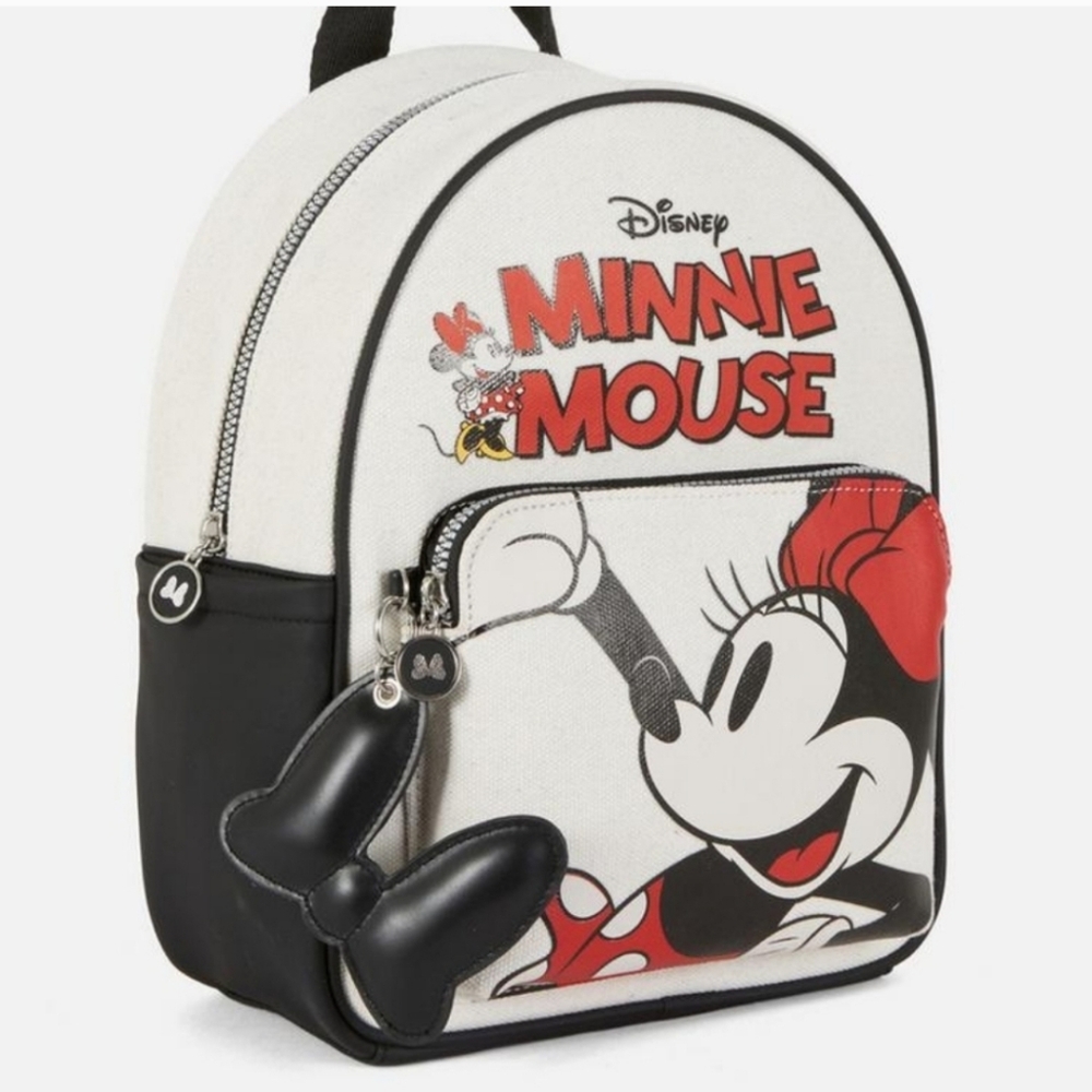 Primark Minnie Mouse Backpack - Black and White